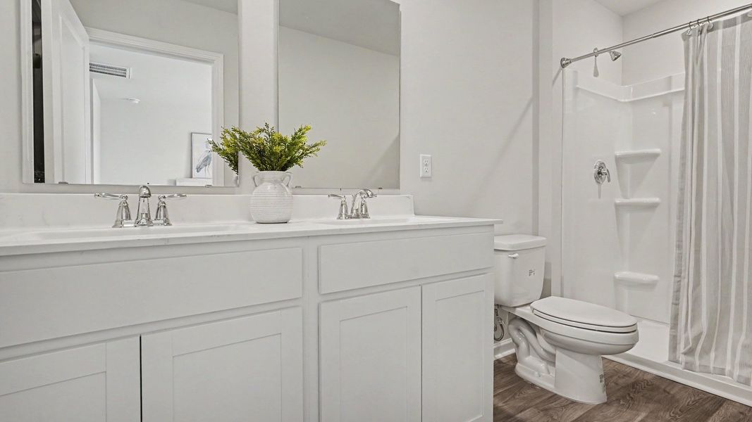 Furnished interior view inside a new home in Fox Run, Supply (Image 13).
