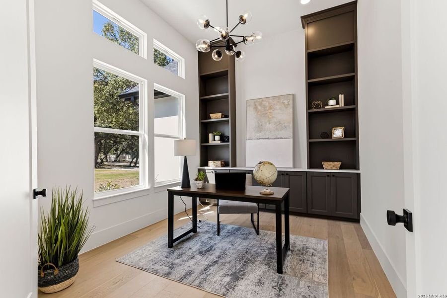 Furnished interior view inside a new home in , Boerne (Image 7).