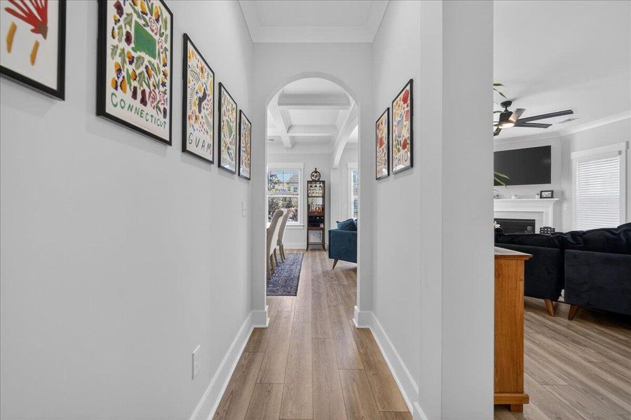 Furnished interior view inside a new home in Hewing Farms, Summerville (Image 12).