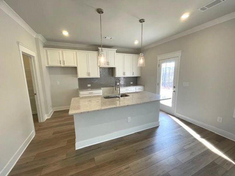 Furnished interior view inside a new home in Ponderosa Farms Estates, Gainesville (Image 8).