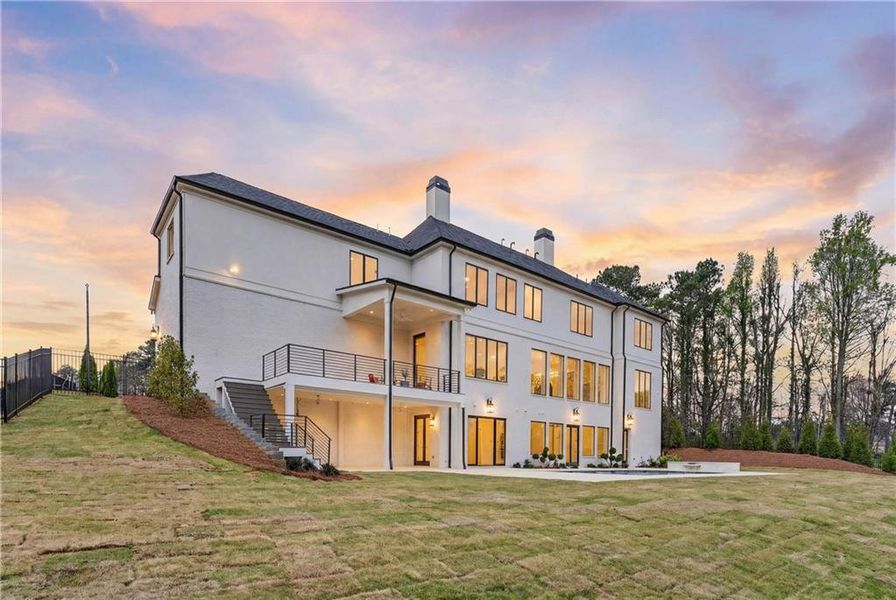 Exterior details and patio area of a home in , Marietta (Image 30).