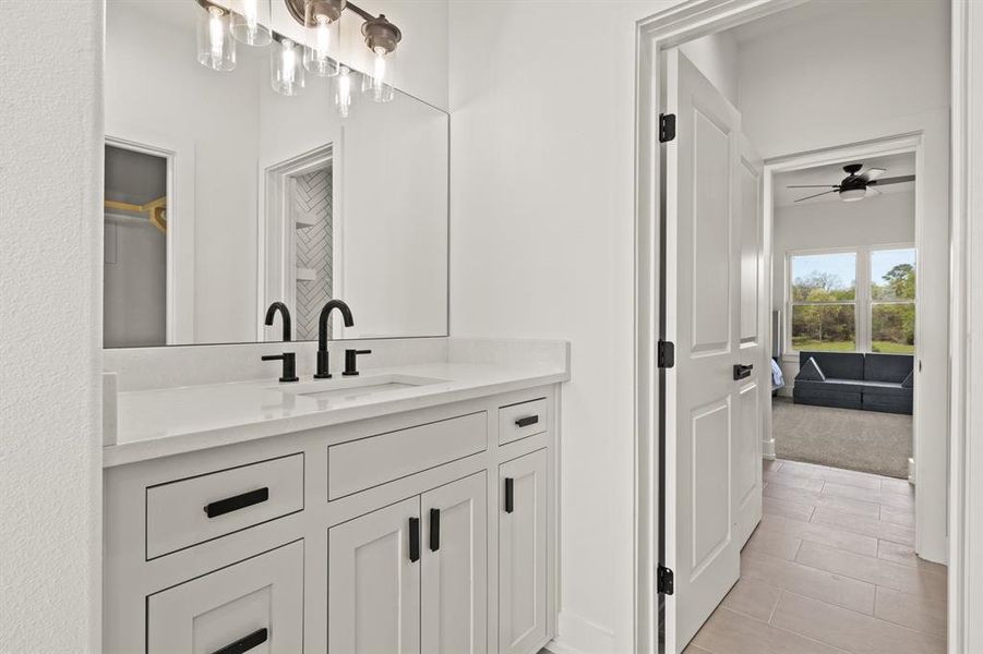 Furnished interior view inside a new home in , Mount Pleasant (Image 36).