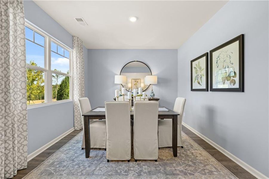 Furnished interior view inside a new home in Kingston Ranch at Lake Oconee, Buckhead (Image 18).