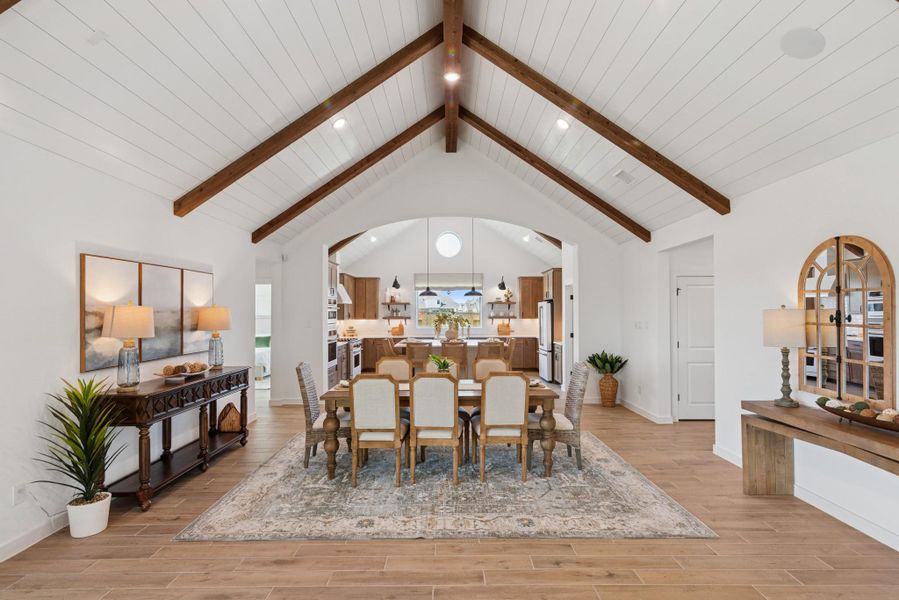 Open living area with high ceilings (*Photo not of actual home and used for illustration purposes only.)