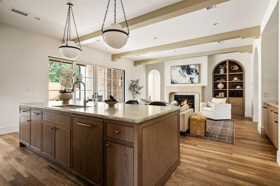 Furnished interior view inside a new home in , Dallas (Image 16).