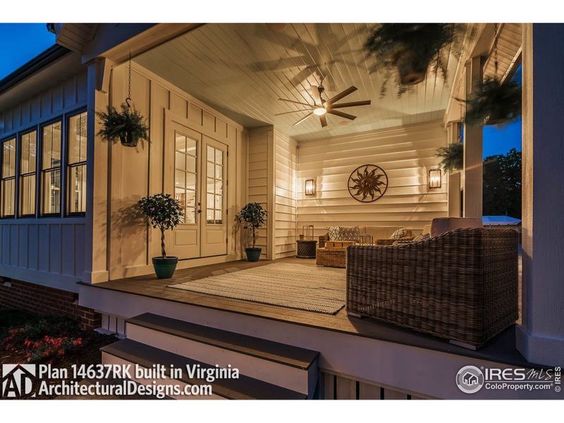 Covered Patio, Optional Screened Porch