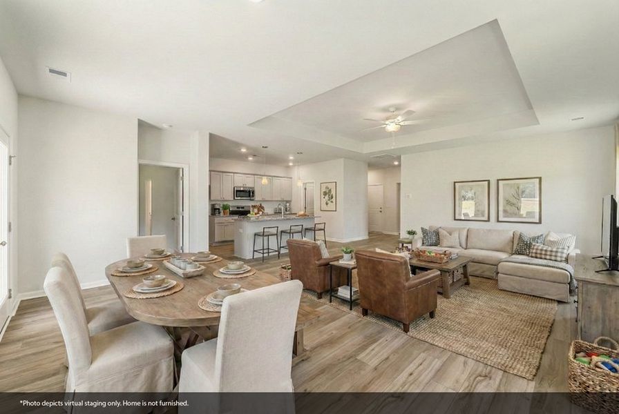 Furnished interior view inside a new home in Burke Estates, Chesnee (Image 6).