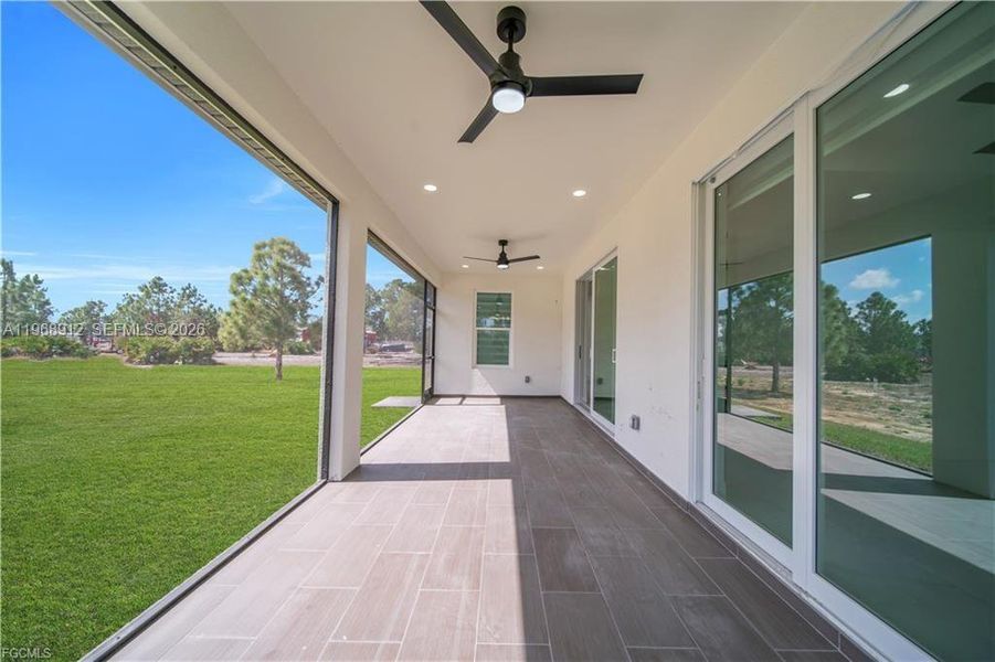 Exterior details and patio area of a home in , Labelle (Image 25).