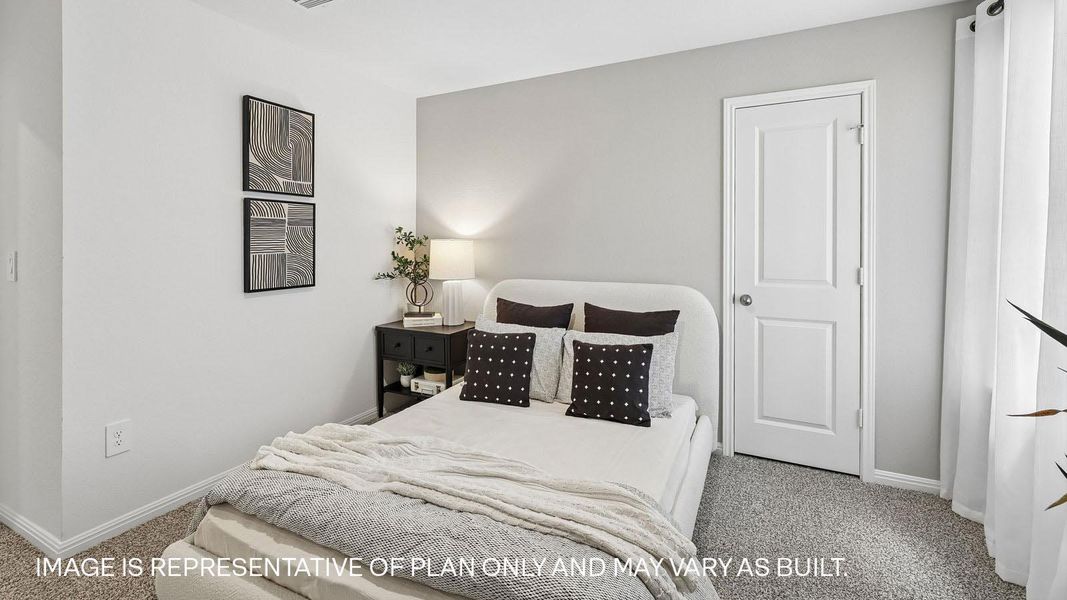 Furnished interior view inside a new home in Bar W Ranch, Leander (Image 26).