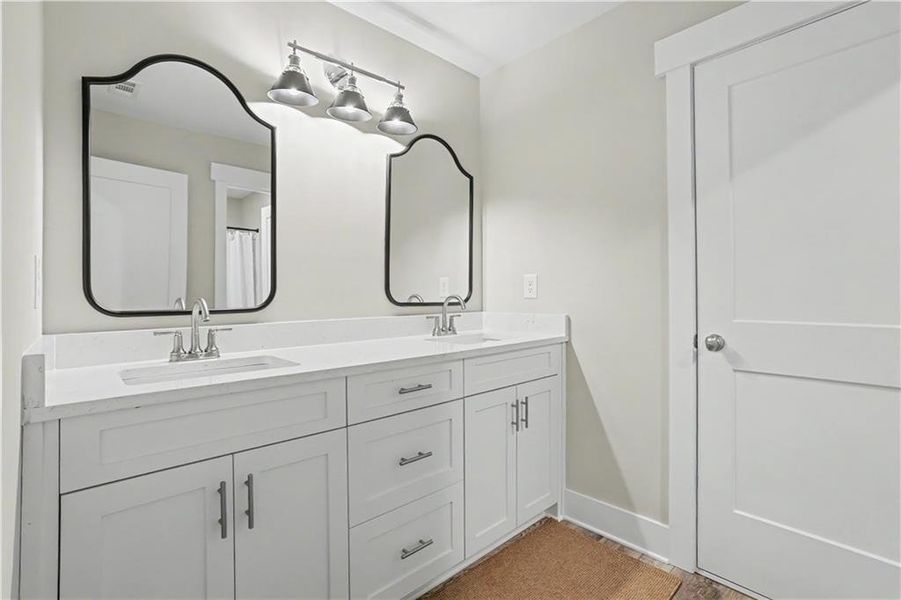 Furnished interior view inside a new home in , Hoschton (Image 31).