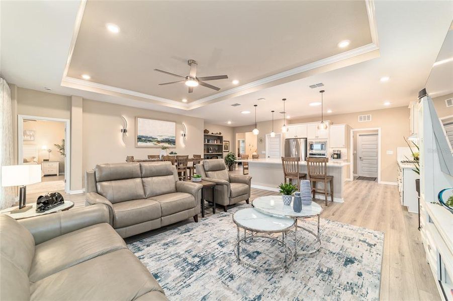 Furnished interior view inside a new home in , Ocala (Image 35). Furnished interior view inside a new home in , Ocala (Image 35).