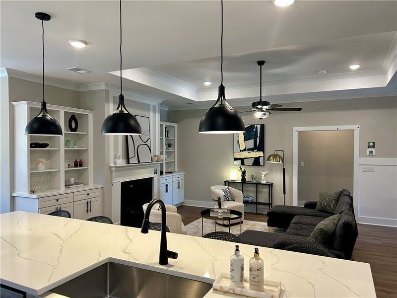 Furnished interior view inside a new home in Edwards Ridge, Central (Image 10).
