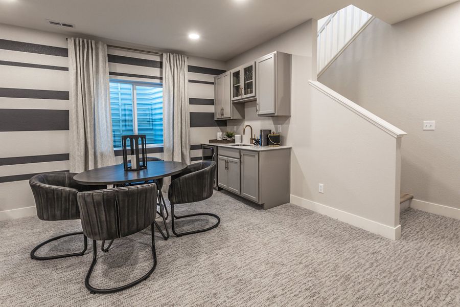 Representative furnished interior of a home built from the Christie by Hartford Homes in Trailside, Timnath (Image 60).