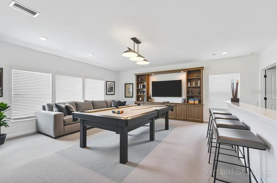 Furnished interior view inside a new home in Avalon West, Spring Hill (Image 5).