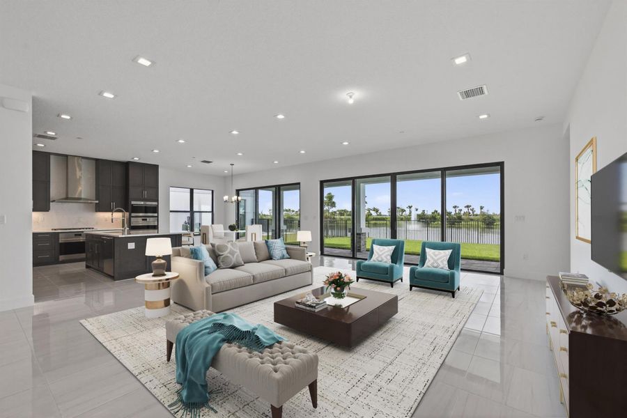 Spacious, unfurnished interior of a new home in Apex at Avenir, Palm Beach Gardens (Image 18).