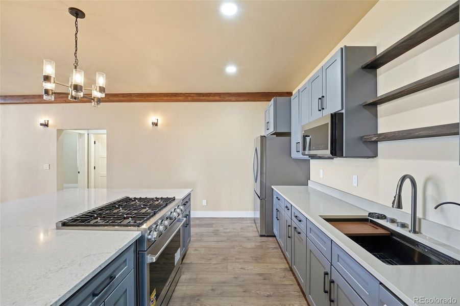 Furnished interior view inside a new home in , Rye (Image 8).