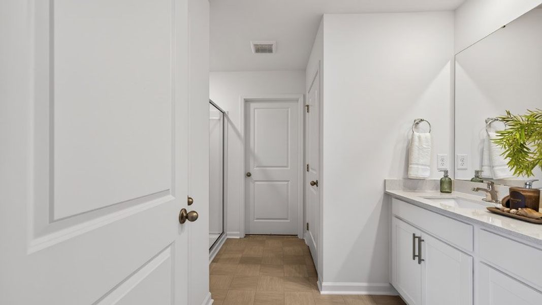 Representative furnished interior of a home built from the Hanover by D.R. Horton in Martin Farms, Aberdeen (Image 18).