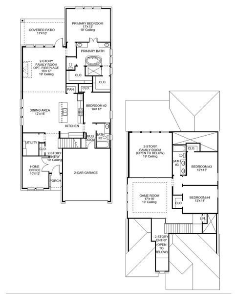 2D floor plan layout of this home in Audubon, Magnolia, TX (Image 2). 2D floor plan layout of this home in Audubon, Magnolia, TX (Image 2).