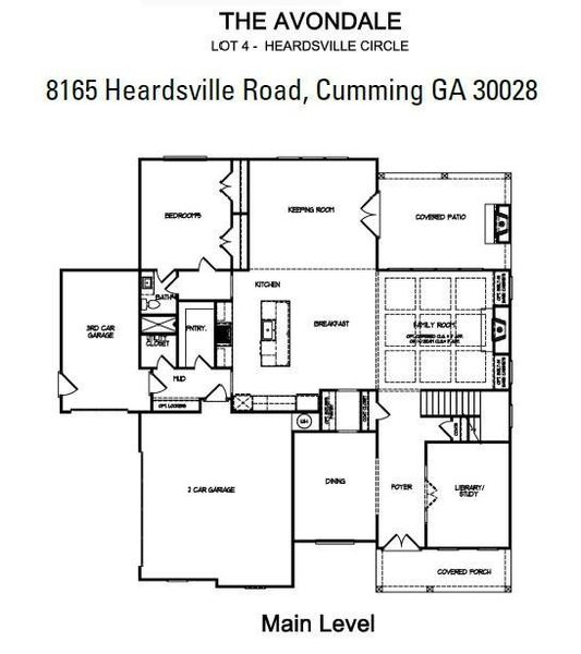 2D floor plan layout of this home in , Cumming, GA (Image 4). 2D floor plan layout of this home in , Cumming, GA (Image 4).