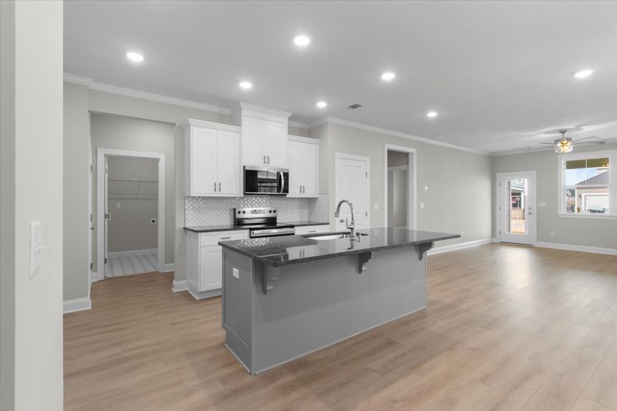 Furnished interior view inside a new home in Tillery Park, Grovetown (Image 7). Furnished interior view inside a new home in Tillery Park, Grovetown (Image 7).