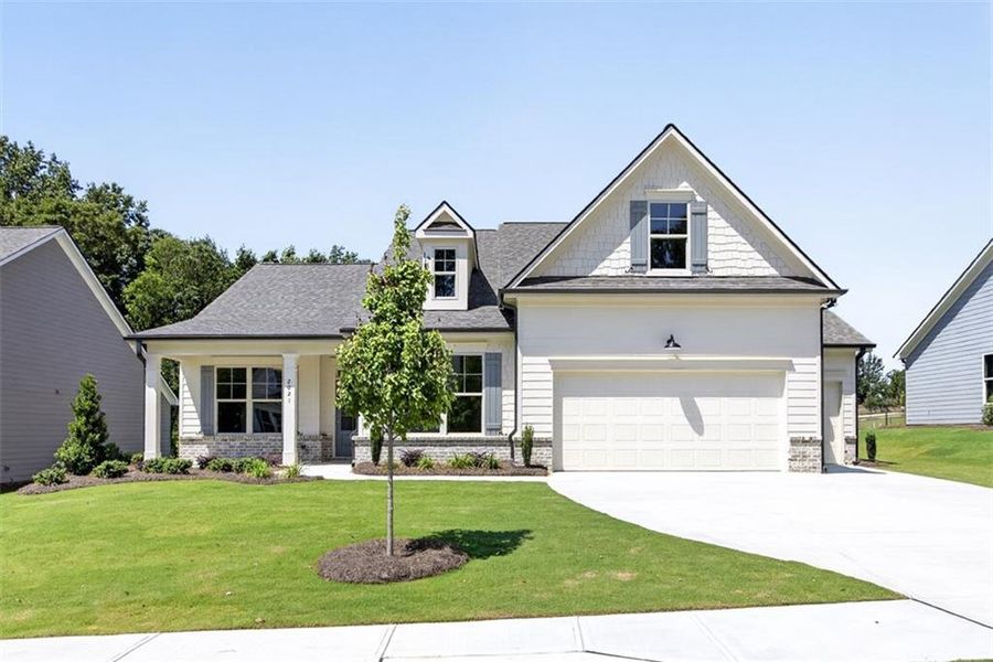 Front exterior of a new home in , Athens, GA, highlighting curb appeal (Image 28).