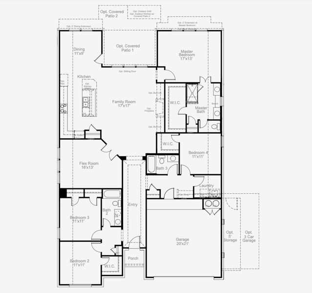 Image 22 representing the Cameron by Scott Felder Homes in Esperanza, Boerne, TX.