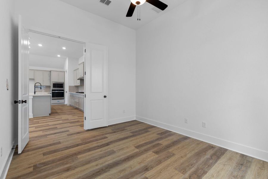 Double Doors in Study