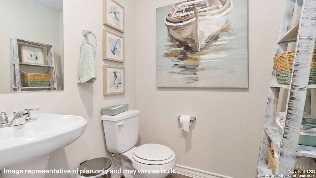 Furnished interior view inside a new home in Brookstone Creek, San Antonio (Image 9).