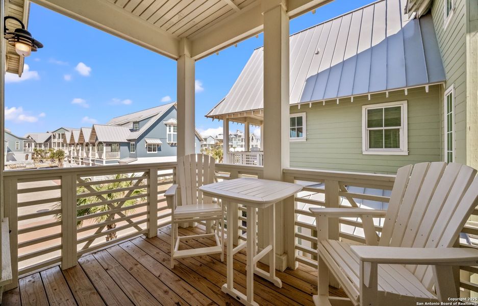 Exterior details and patio area of a home in , Port Aransas (Image 3). Exterior details and patio area of a home in , Port Aransas (Image 3).
