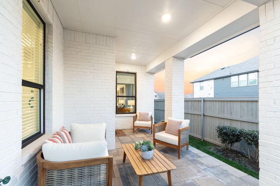 Representative Patio - some options shown