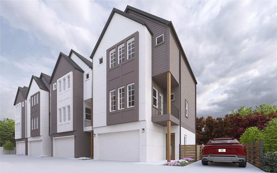 Exterior details and patio area of a home in , Houston (Image 17). Exterior details and patio area of a home in , Houston (Image 17).