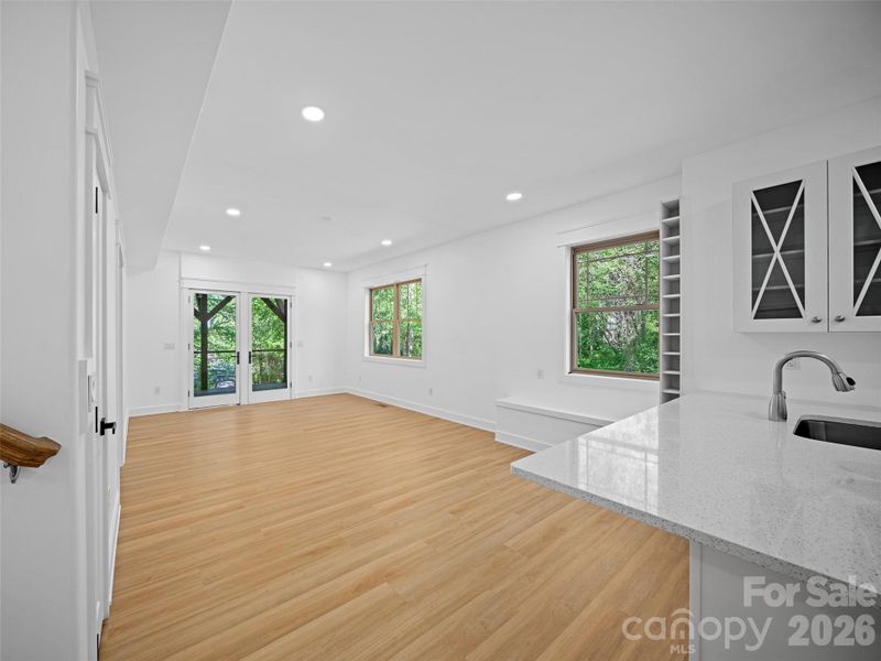 Great room in finished basement