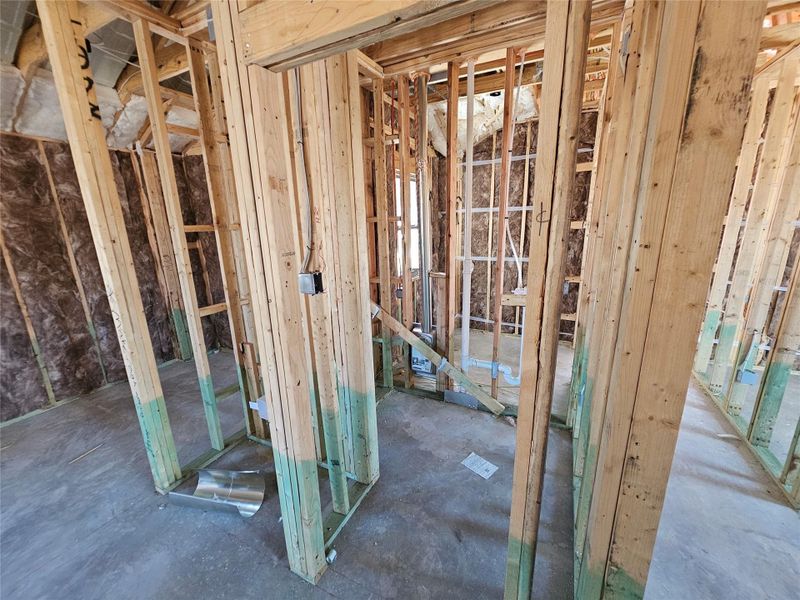 In-progress construction of a new home in Lexington Heights, Willis, TX (Image 7).