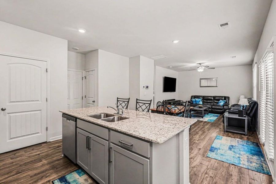 Furnished interior view inside a new home in , Fairburn (Image 29).