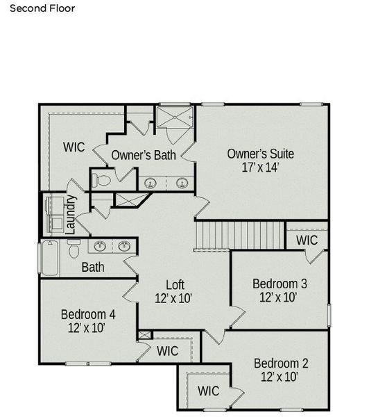 *Second floor.* *Second floor.*