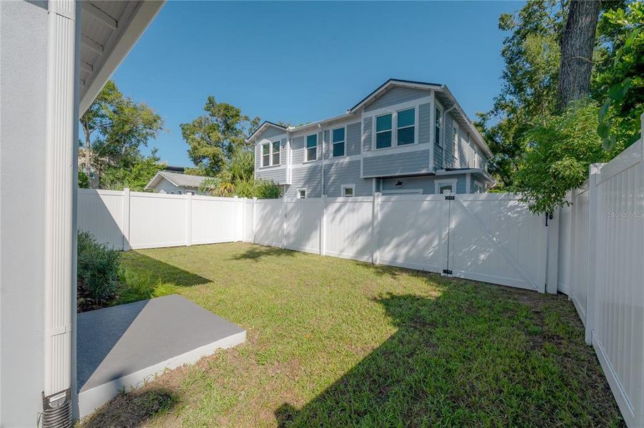 Exterior details and patio area of a home in , Tampa (Image 31). Exterior details and patio area of a home in , Tampa (Image 31).