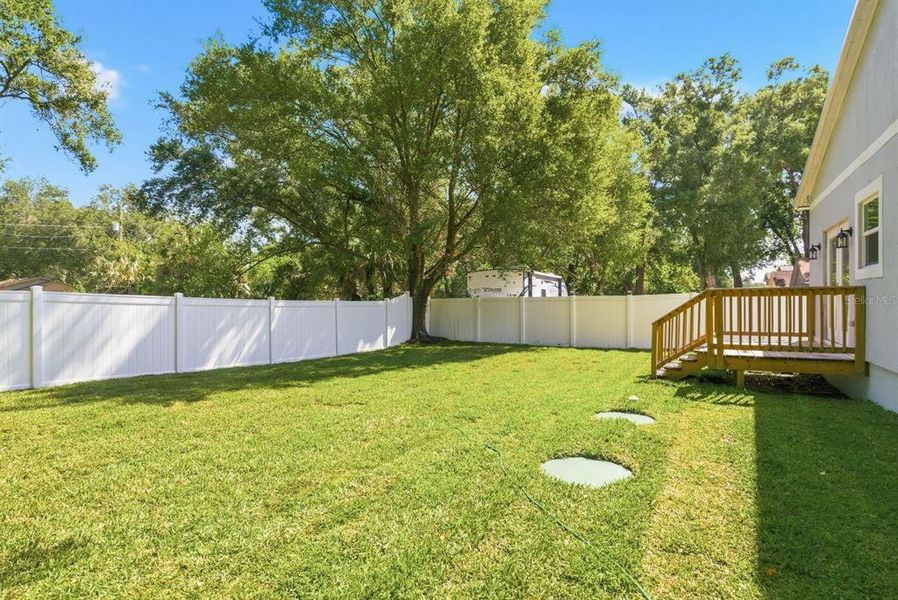 Exterior details and patio area of a home in , Tampa (Image 26).