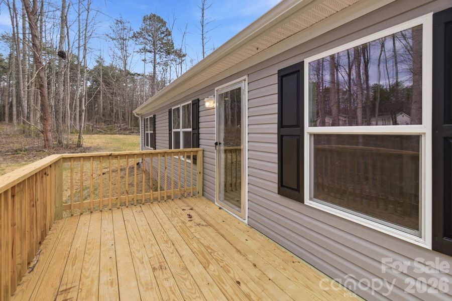 Exterior details and patio area of a home in , Lincolnton (Image 18).