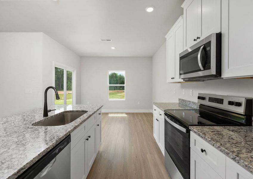 Angled-view of the kitchen Angled-view of the kitchen