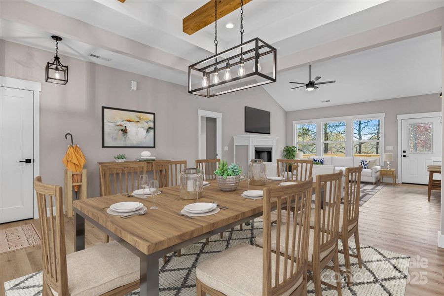 Furnished interior view inside a new home in , Horse Shoe (Image 29). Furnished interior view inside a new home in , Horse Shoe (Image 29).