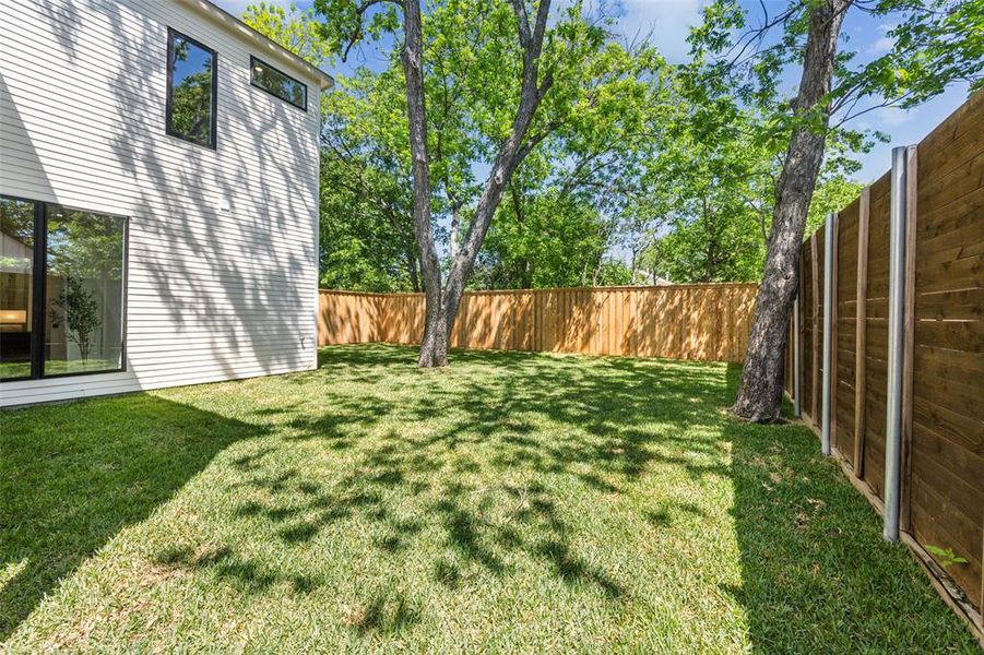 Exterior details and patio area of a home in , Dallas (Image 24). Exterior details and patio area of a home in , Dallas (Image 24).