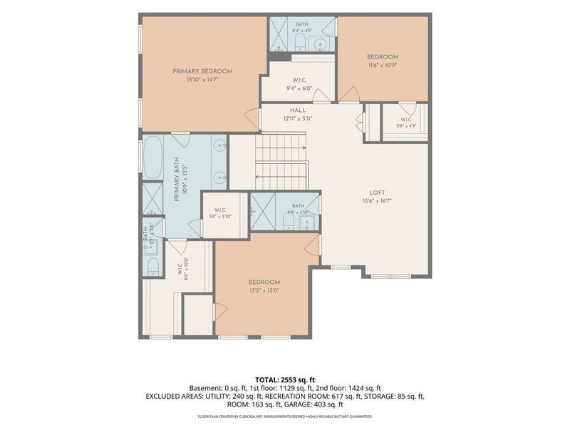 2D floor plan layout of this home in , Auburn, GA (Image 6).