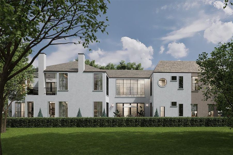 Front exterior of a new home in , Dallas, TX, highlighting curb appeal (Image 22).