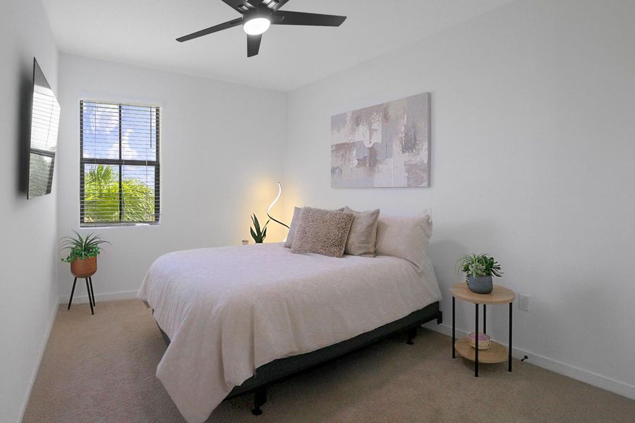 Furnished interior view inside a new home in , Pompano Beach (Image 7). Furnished interior view inside a new home in , Pompano Beach (Image 7).