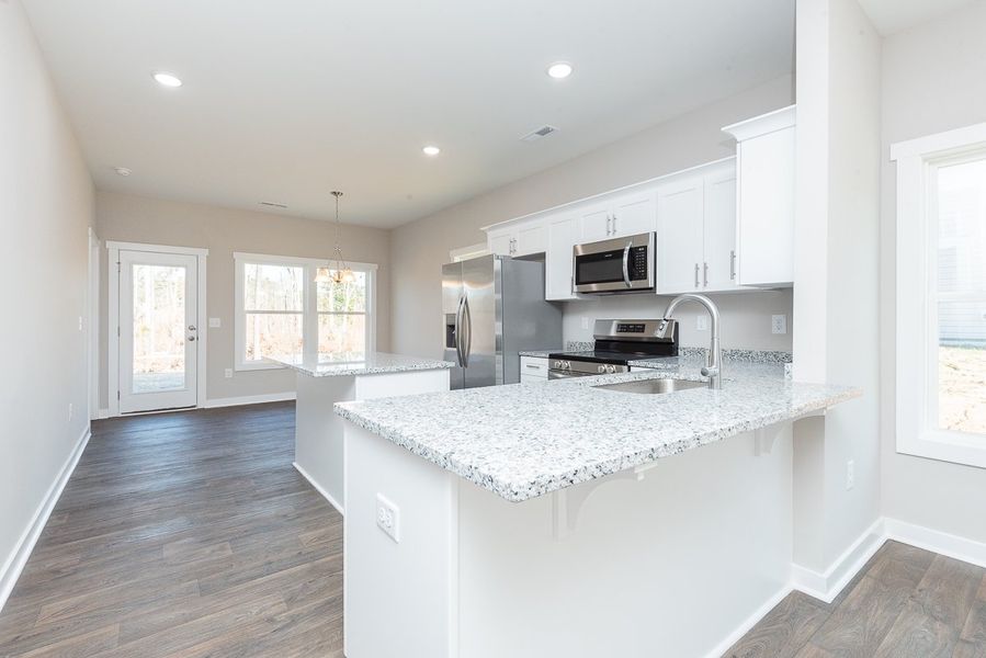Representative furnished interior of a home built from the Dogwood by Foundation Home Builders LLC in Ambergate II, Rocky Mount (Image 6). Representative furnished interior of a home built from the Dogwood by Foundation Home Builders LLC in Ambergate II, Rocky Mount (Image 6).