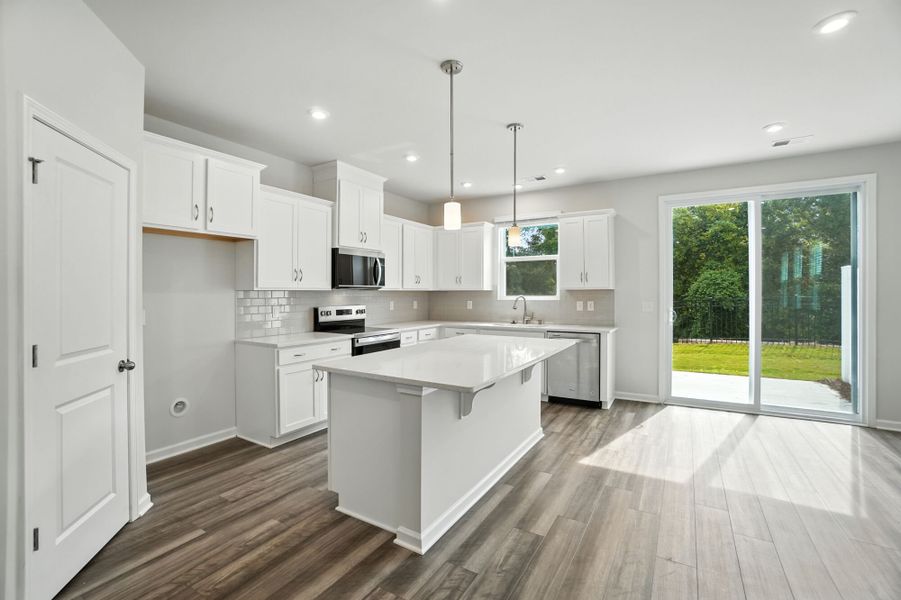 Furnished interior view inside a new home in Bailey Run, Charlotte (Image 12). Furnished interior view inside a new home in Bailey Run, Charlotte (Image 12).