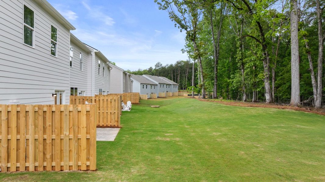 Representative exterior details of a home built from the SUDBURY 24' TOWNHOME by D.R. Horton in Falcon Landing Townhomes, Gainesville (Image 22).