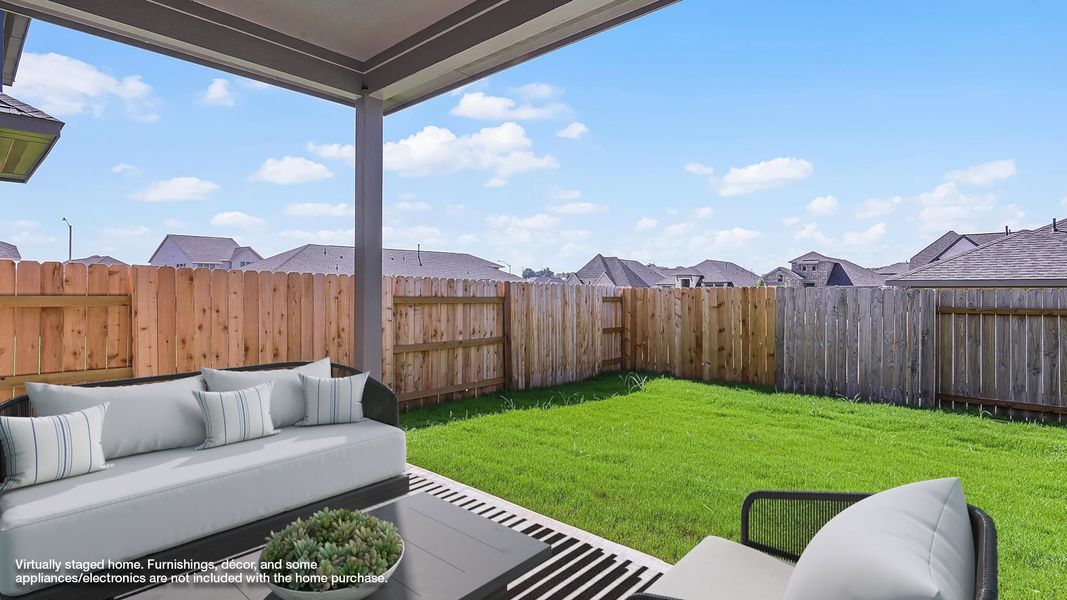 Representative exterior details of a home built from the 1593W by Perry Homes in Santa Rita Ranch Tierra Rosa, Liberty Hill (Image 3).