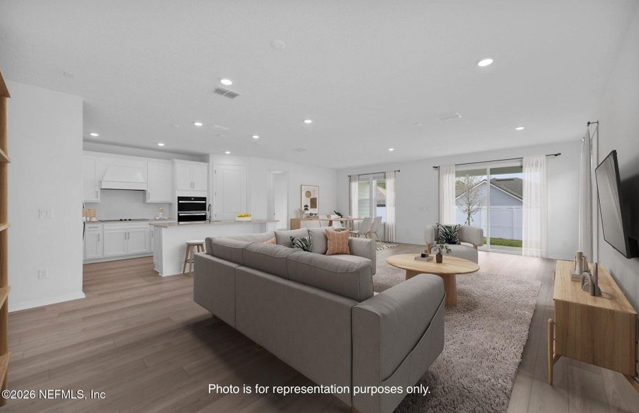Furnished interior view inside a new home in Murray Farms, Middleburg (Image 9).