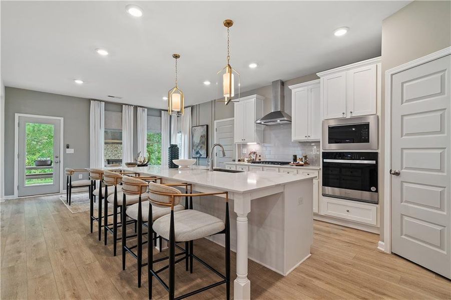 Furnished interior view inside a new home in Northcroft, Lawrenceville (Image 37).